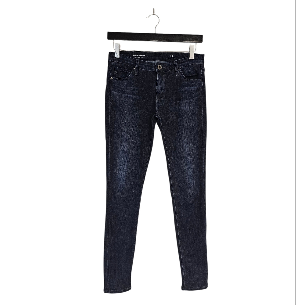 AG‎ Adriano Goldschmied The Legging Ankle Super Skinny Dark Blue Jeans 27